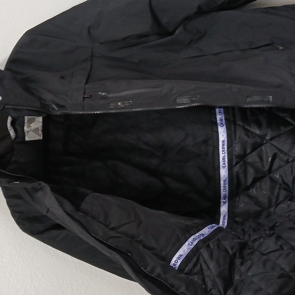 Camel crown Black winter ski coat Size Large - Picture 5 of 9